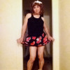 Cuddleminx - Floral skirt pose | Tranny Ladies - connecting transgender ladies, partners, admirers & friends worldwide!